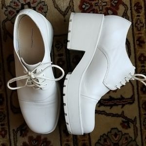 Vagabond 'DEOON' Leather Laced Platform Heel Shoes